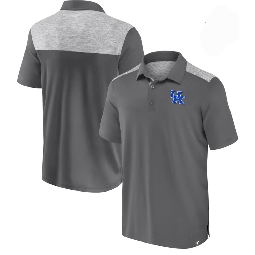 FANATICS University of Kentucky Men's Gray Polo Shirt